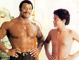 Rocky Johnson & a young Rock
