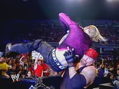 Taker showing one of several moves he's added over the years