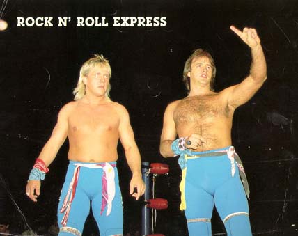 ROCK & ROLL EXPRESS GIBSON & MORTON  WRESTLER  8 X 10 WRESTLING PHOTO NWA 
