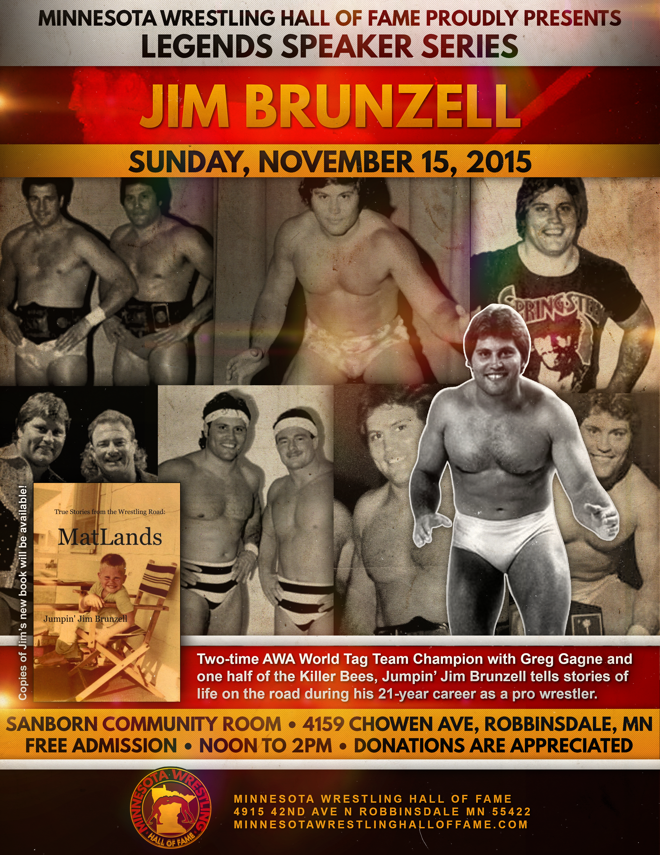 MN Wrestling HoF - Jim Brunzell (1)