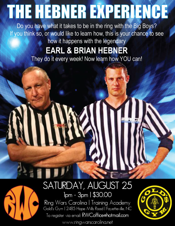 Learn from Earl and Brian Hebner this weekend!