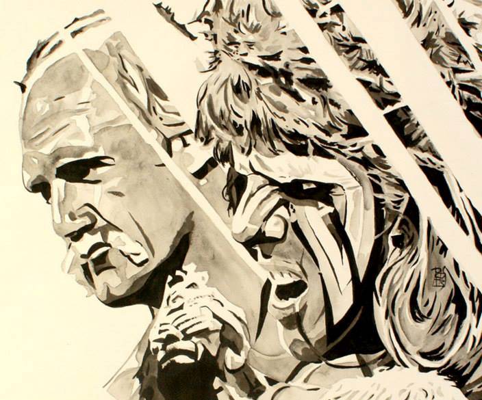 Rob Schamberger’s latest painting – WrestleMania VI