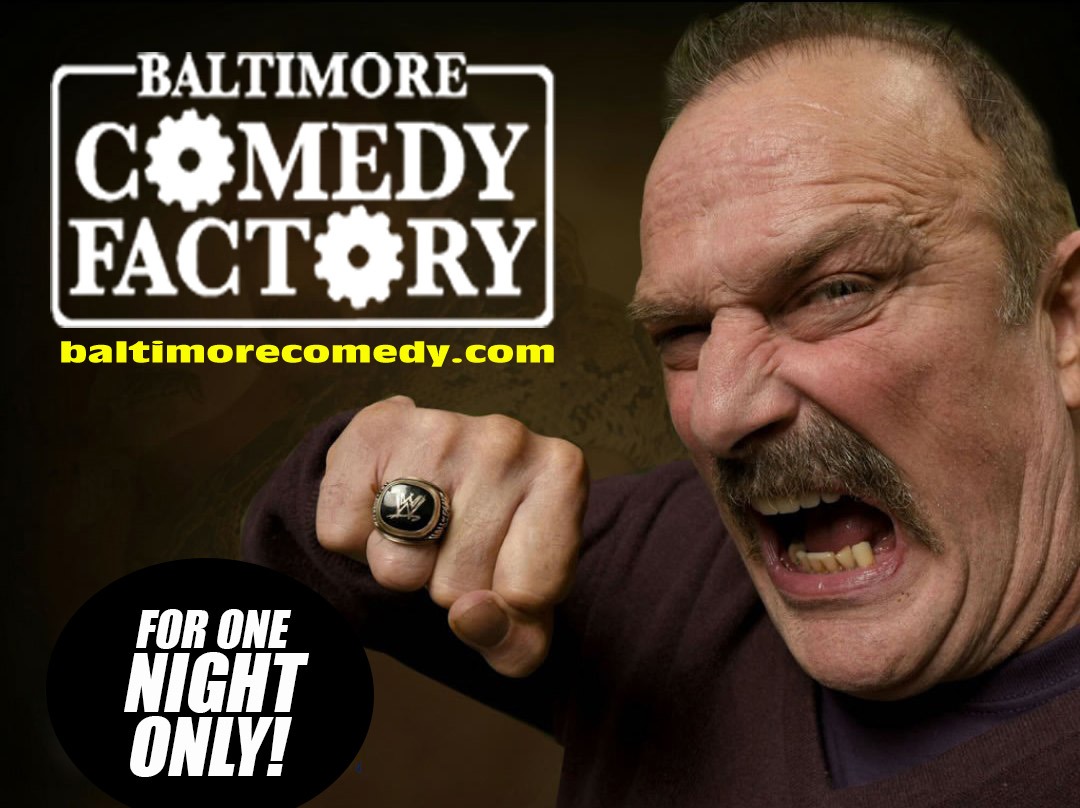 Jake “The Snake” Roberts in Baltimore this Wednesday