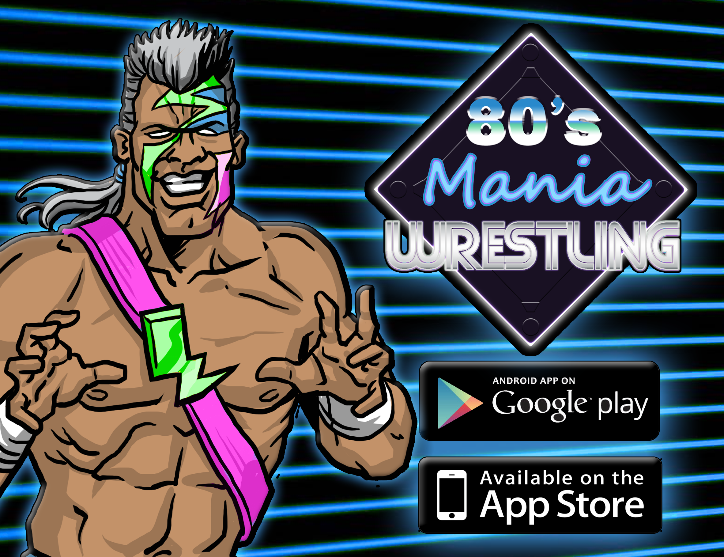 “80’s Mania Wrestling” available now!