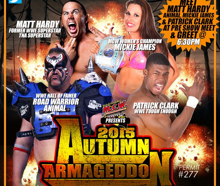 MCW’s Autumn Armageddon 2015 features big names