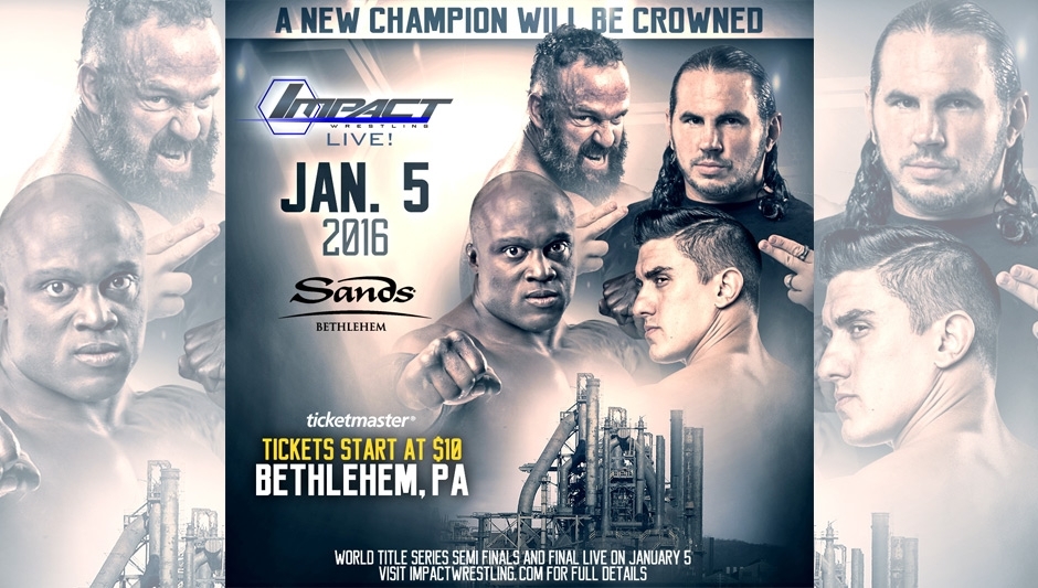 The TNA World Title Series semi-finals are set