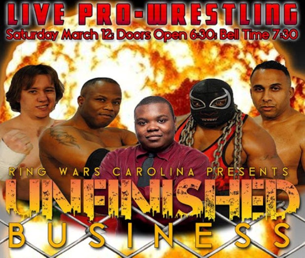 March 12, 2016 Results from Ring Wars Carolina