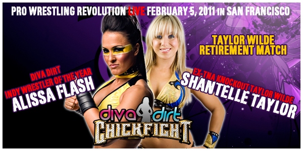 Alissa Flash vs Shantelle Taylor: February 5th, 2011 (ChickFight)