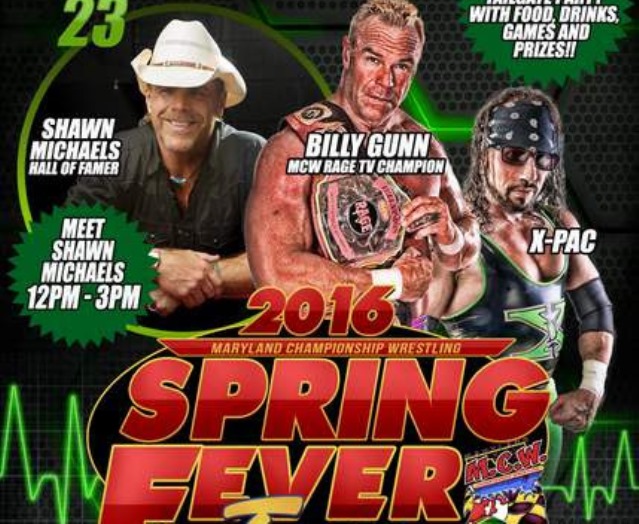 Shawn Michaels in Maryland on 4/23