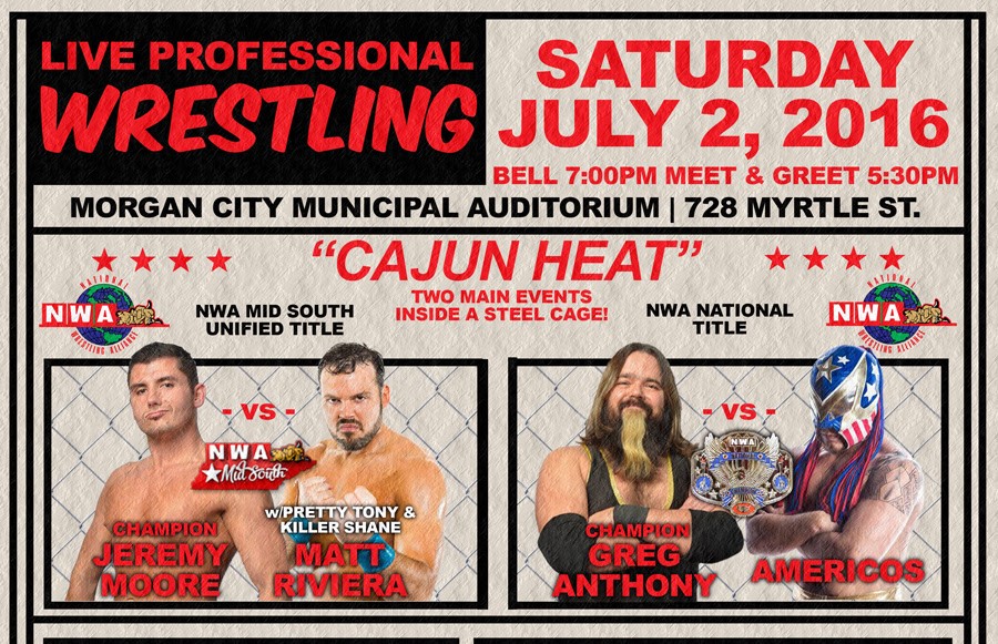 Tickets on Sale Now for NWA Cajun Heat
