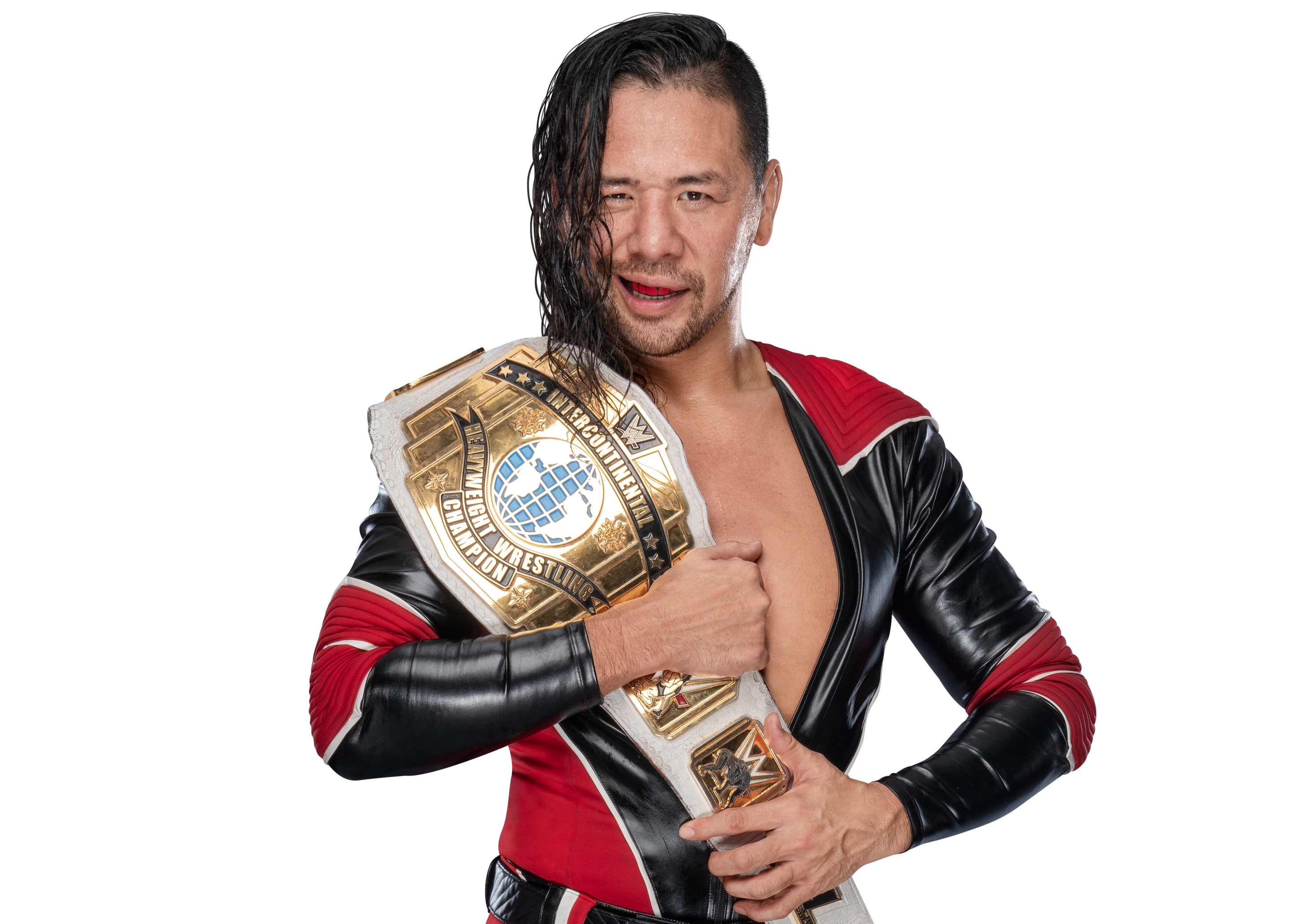 King Nakamura Celebrates His WWE Intercontinental Title Win