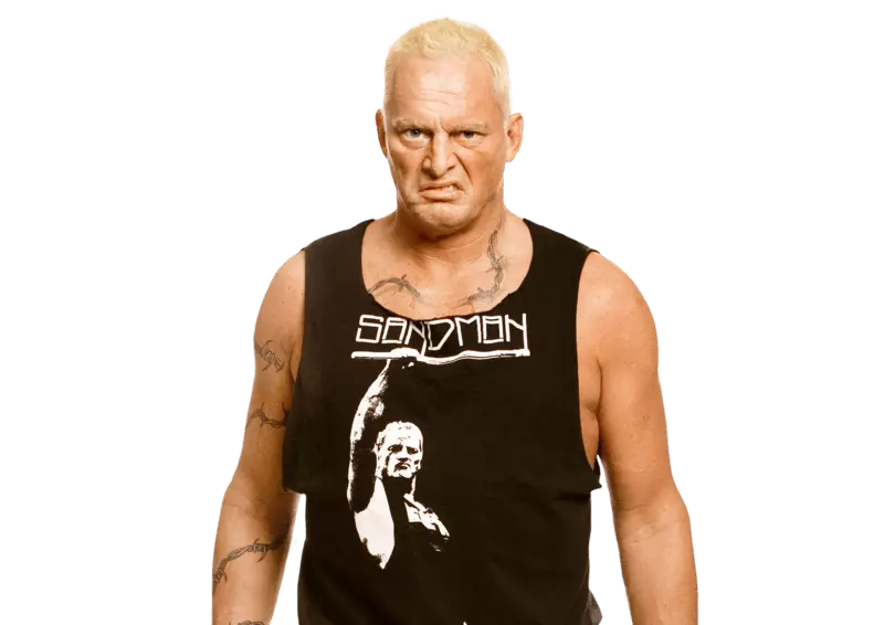 The Sandman announces the date of his last match